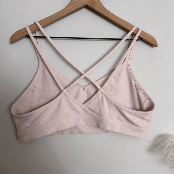 Old Navy Active Light Pink Cross Back Bra - Picture 4 of 6